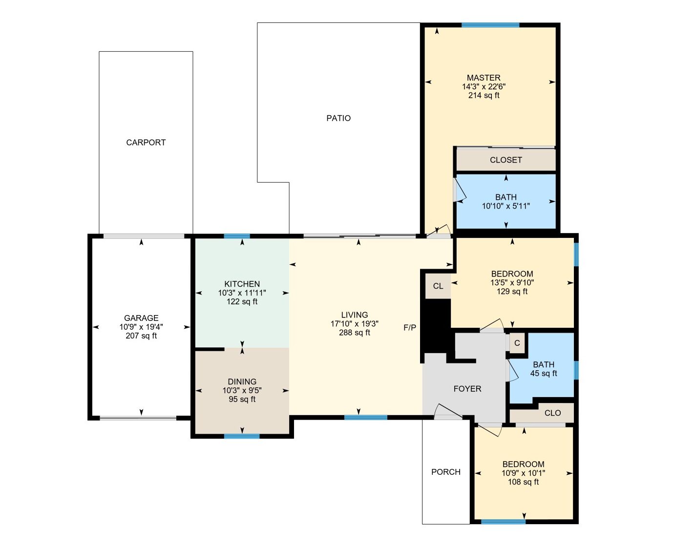 iGuide floor plan example