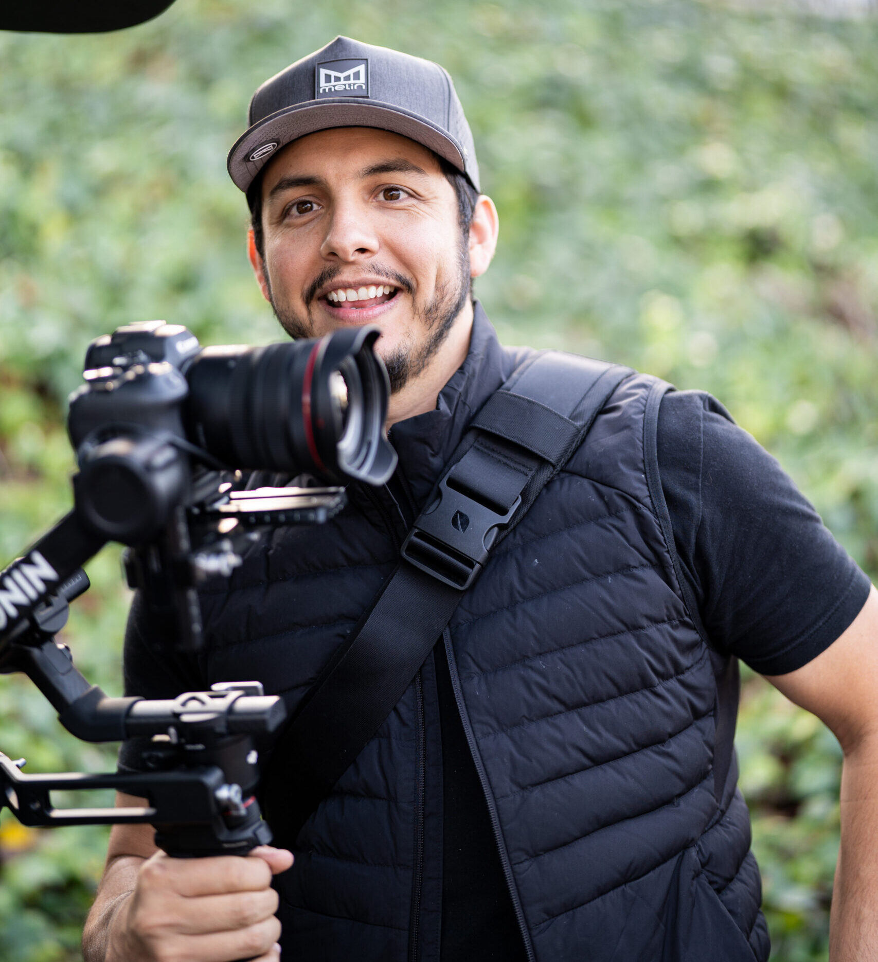 Marcus Andrew Martinez behind the camera